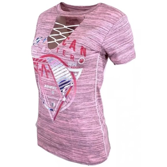 AMERICAN FIGHTER Women's T-Shirt S/S CARMOCHAEL - Picture 7 of 12